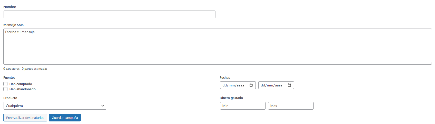 campaña sms campaña sms